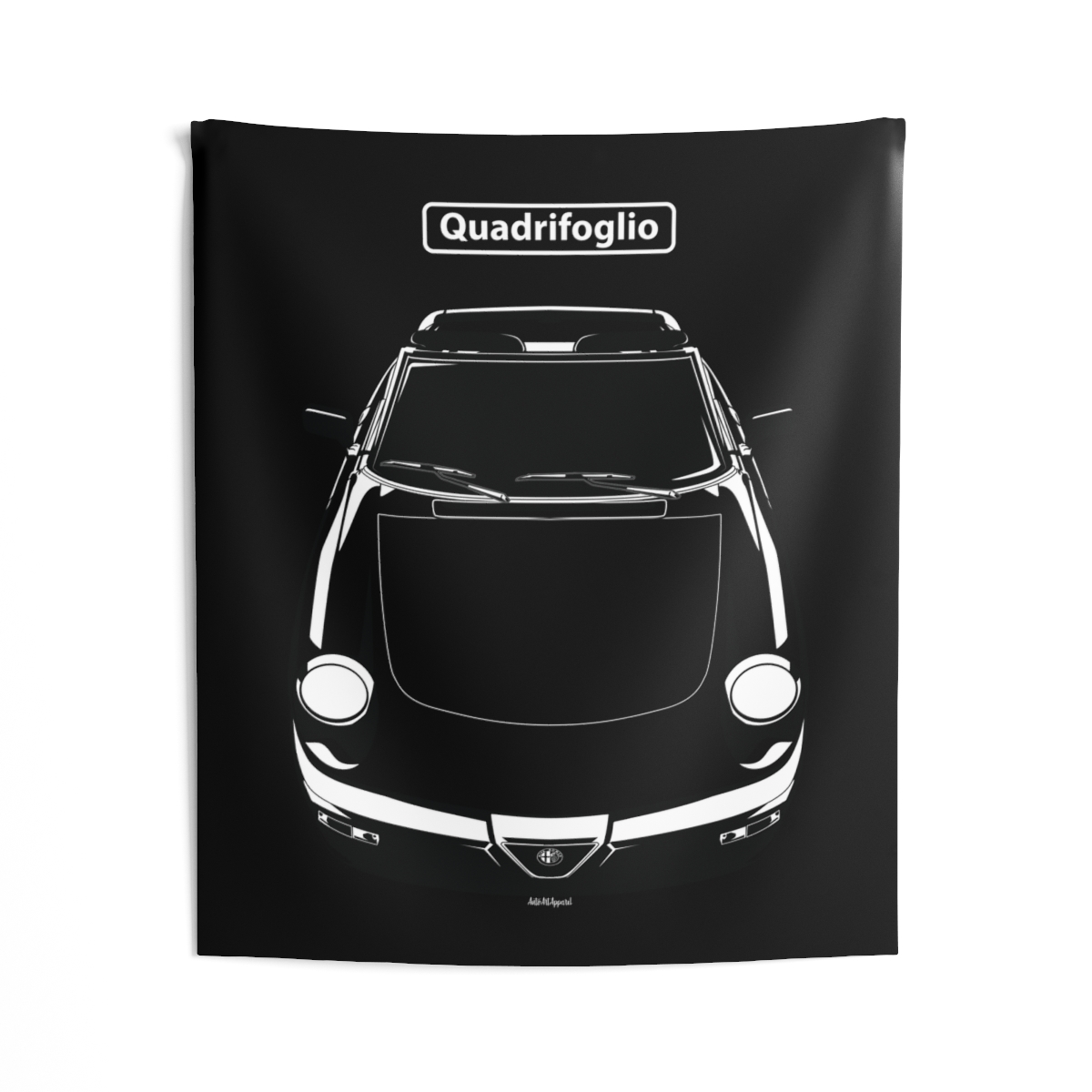 Alfa Romeo Quadrifoglio Tapestry 50 x 60 inch by Auto Art Apparel