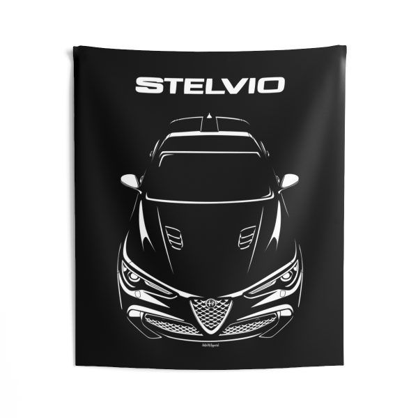 Alfa Romeo Stelvio 2017-2022 Tapestry 50 x 60 inch by Auto Art Apparel