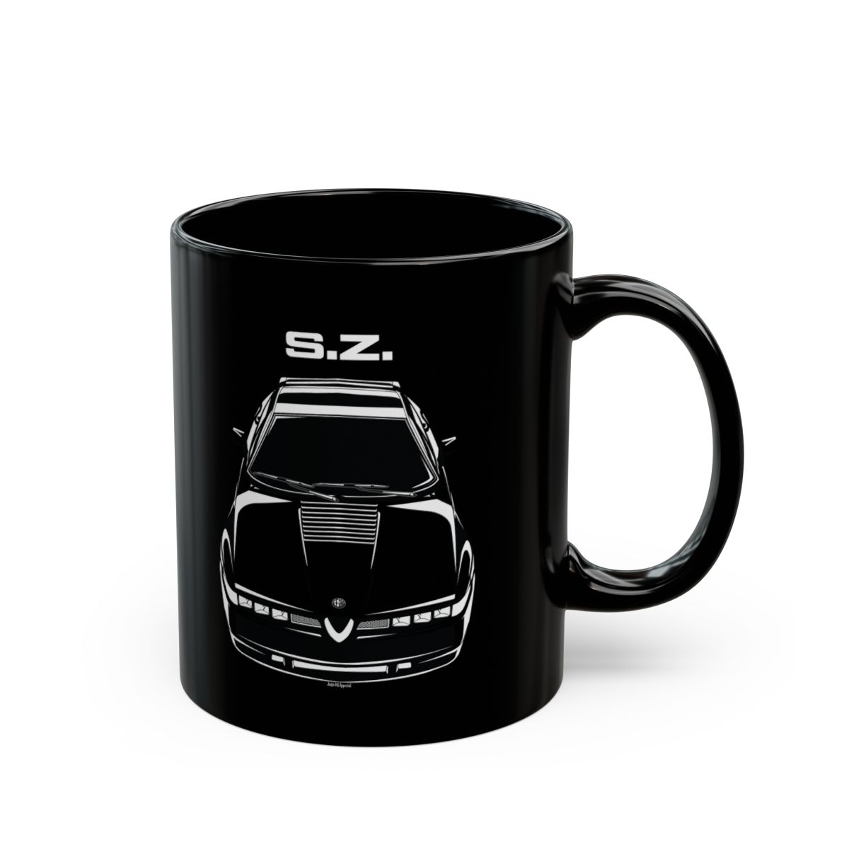 Alfa Romeo SZ Sprint Zagato 1990 Mug 11 oz by Auto Art Apparel