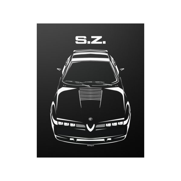 Alfa Romeo SZ Sprint Zagato 1990 Poster 16 x 20 inch by Auto Art Apparel