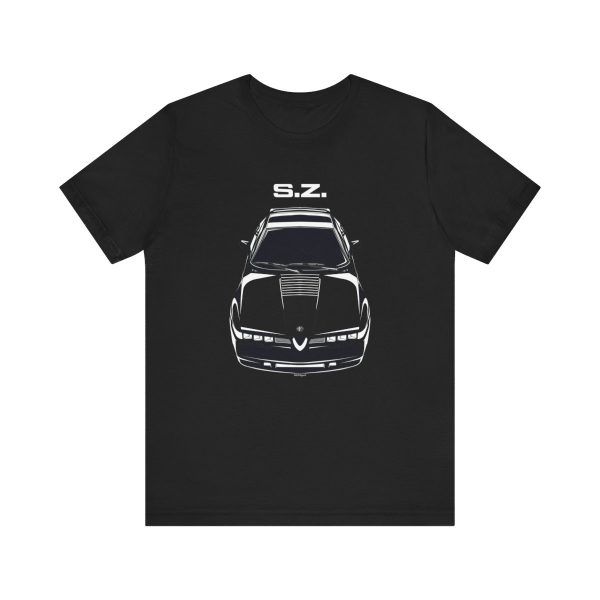 Alfa Romeo SZ Sprint Zagato 1990 T-shirt 16 x 20 inch by Auto Art Apparel