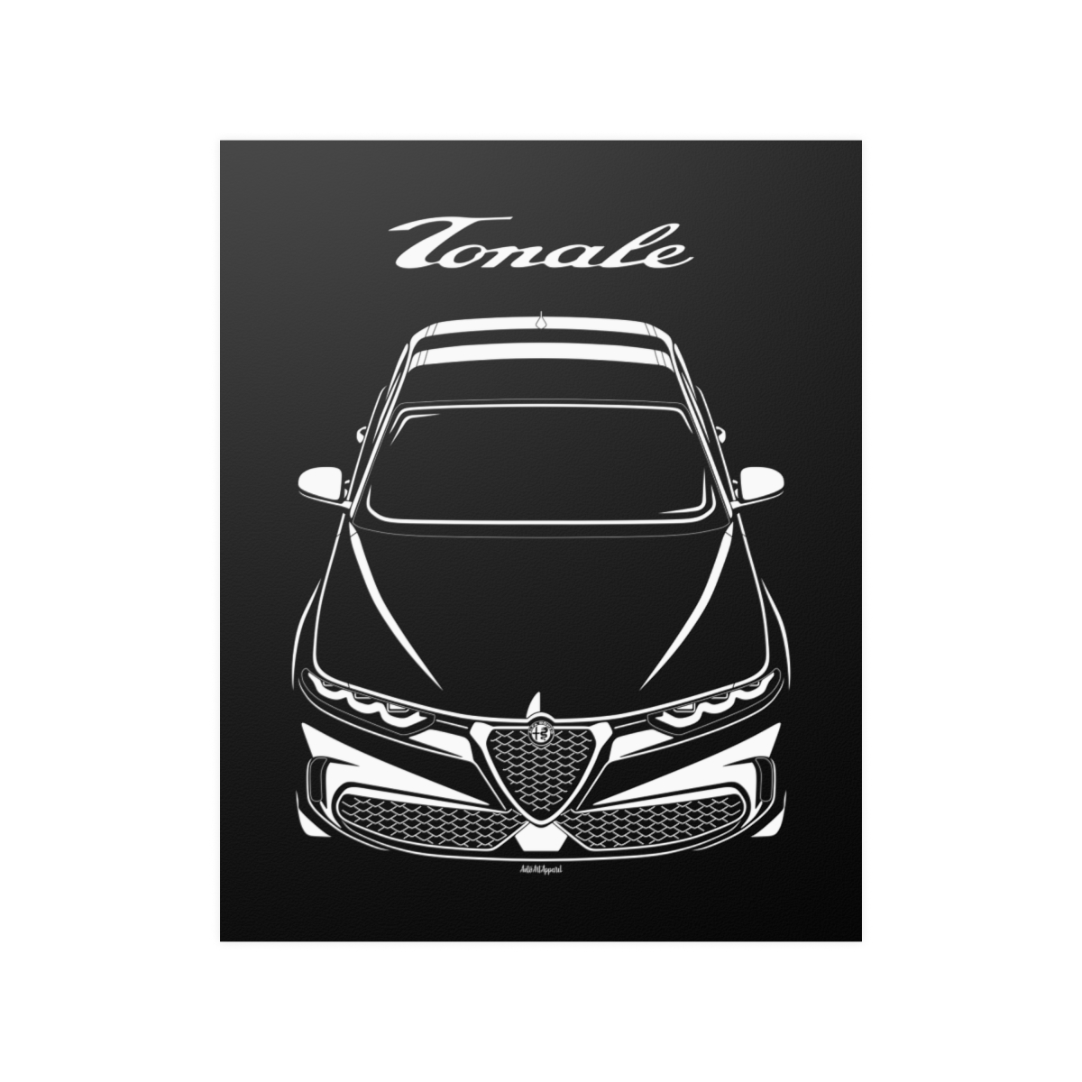 Alfa Romeo Tonale Poster 16 x 20 inch by Auto Art Apparel