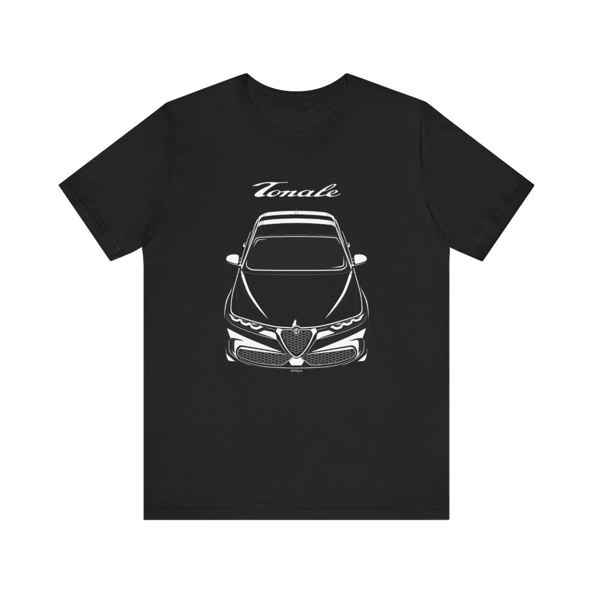 Alfa Romeo Tonale T-shirt Black by Auto Art Apparel