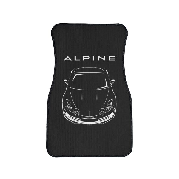 Alpaine A110 2017-2024 Car Mat Front Carpet Floor Mats by Auto Art Apparel