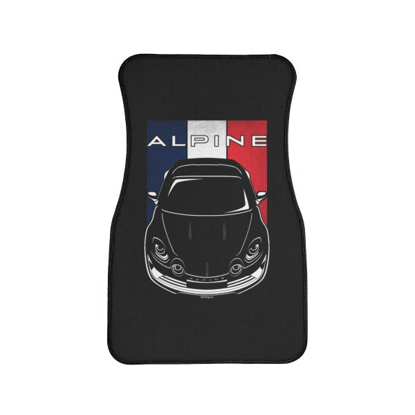 Alpaine A110 2017 2024 Car Mat - France Flag Floor Mats Front Carpet Floor Mats by Auto Art Apparel