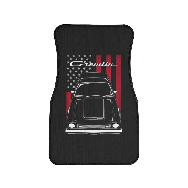 AMC Gremlin Car Mat - US Flag Floor Mats Front Carpet Floor Mats by Auto Art Apparel