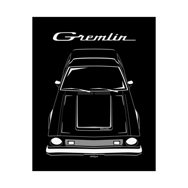 AMC Gremlin Poster 16 x 20 inch by Auto Art Apparel