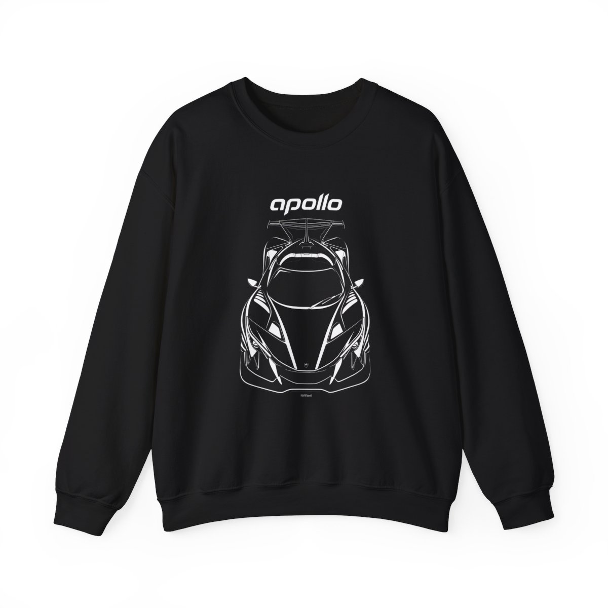 Apollo Intensa Emozione Crewneck Sweatshirt Black by Auto Art Apparel