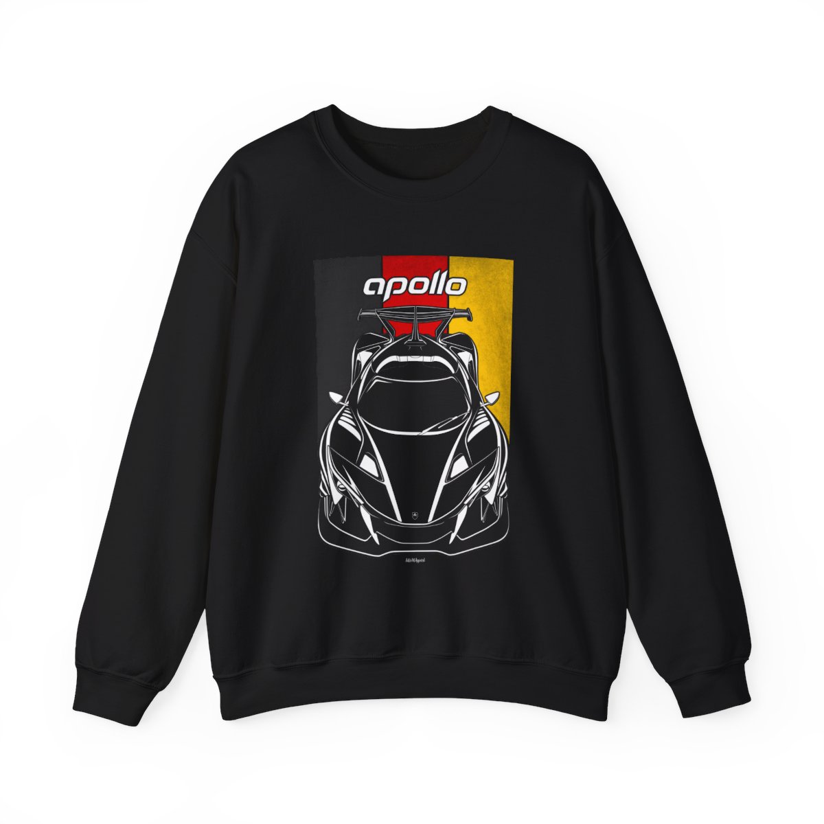 Apollo Intensa Emozione Sweatshirt - Germany Flag Crewneck Black by Auto Art Apparel