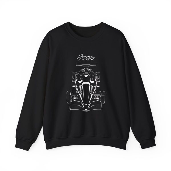 Ariel Atom 500 V8 Crewneck Sweatshirt Black by Auto Art Apparel