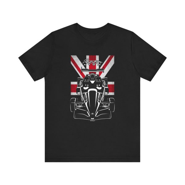 Ariel Atom 500 V8 T-shirt - UK Flag Shirt by Auto Art Apparel
