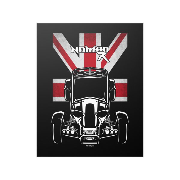 Ariel Nomad R Poster - UK Flag Print 16 x 20 inch by Auto Art Apparel
