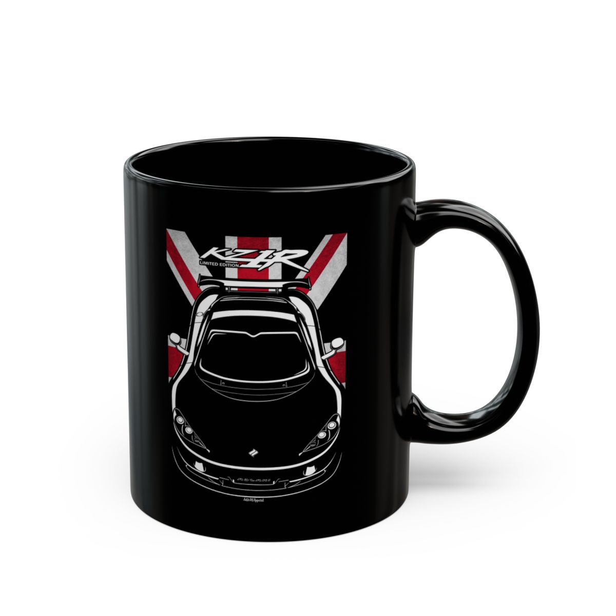 Ascari KZ1R Mug - UK Flag Coffee Mug 11 oz by Auto Art Apparel