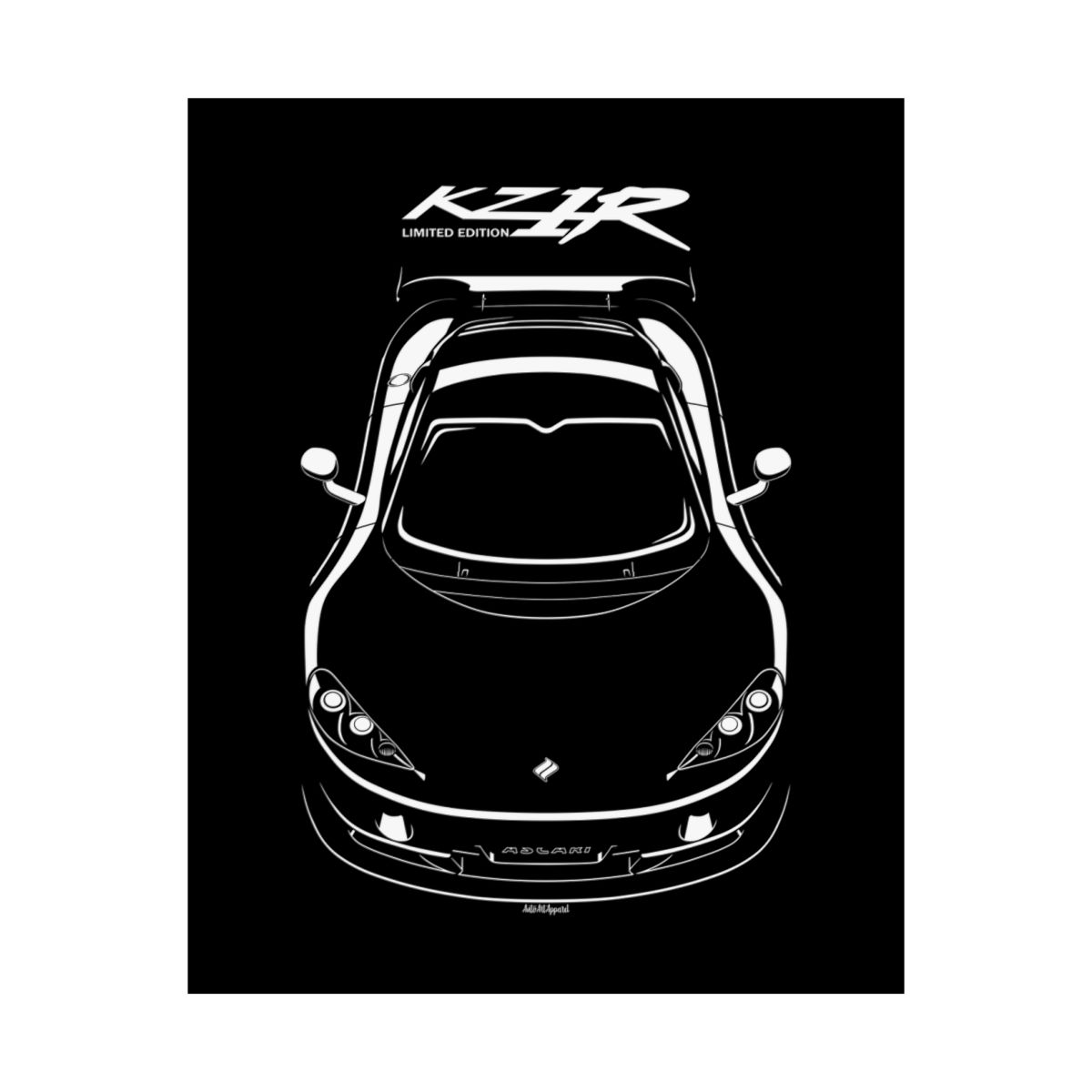 Ascari KZ1R Poster 16 x 20 inch by Auto Art Apparel