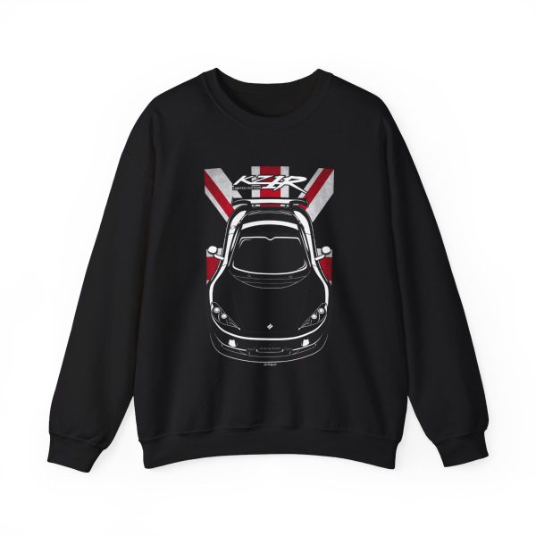 Ascari KZ1R Sweatshirt - UK Flag Crewneck Black by Auto Art Apparel