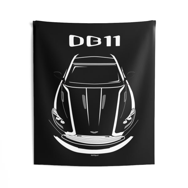 Aston Martin DB11 Tapestry 50 x 60 inch by Auto Art Apparel