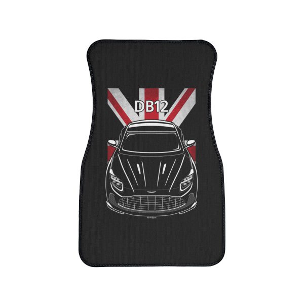 Aston Martin DB12 Car Mat - UK Flag Floor Mats Front Carpet Floor Mats by Auto Art Apparel