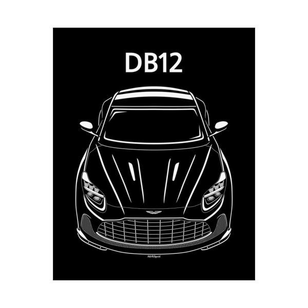 Aston Martin DB12 Poster 16 x 20 inch by Auto Art Apparel