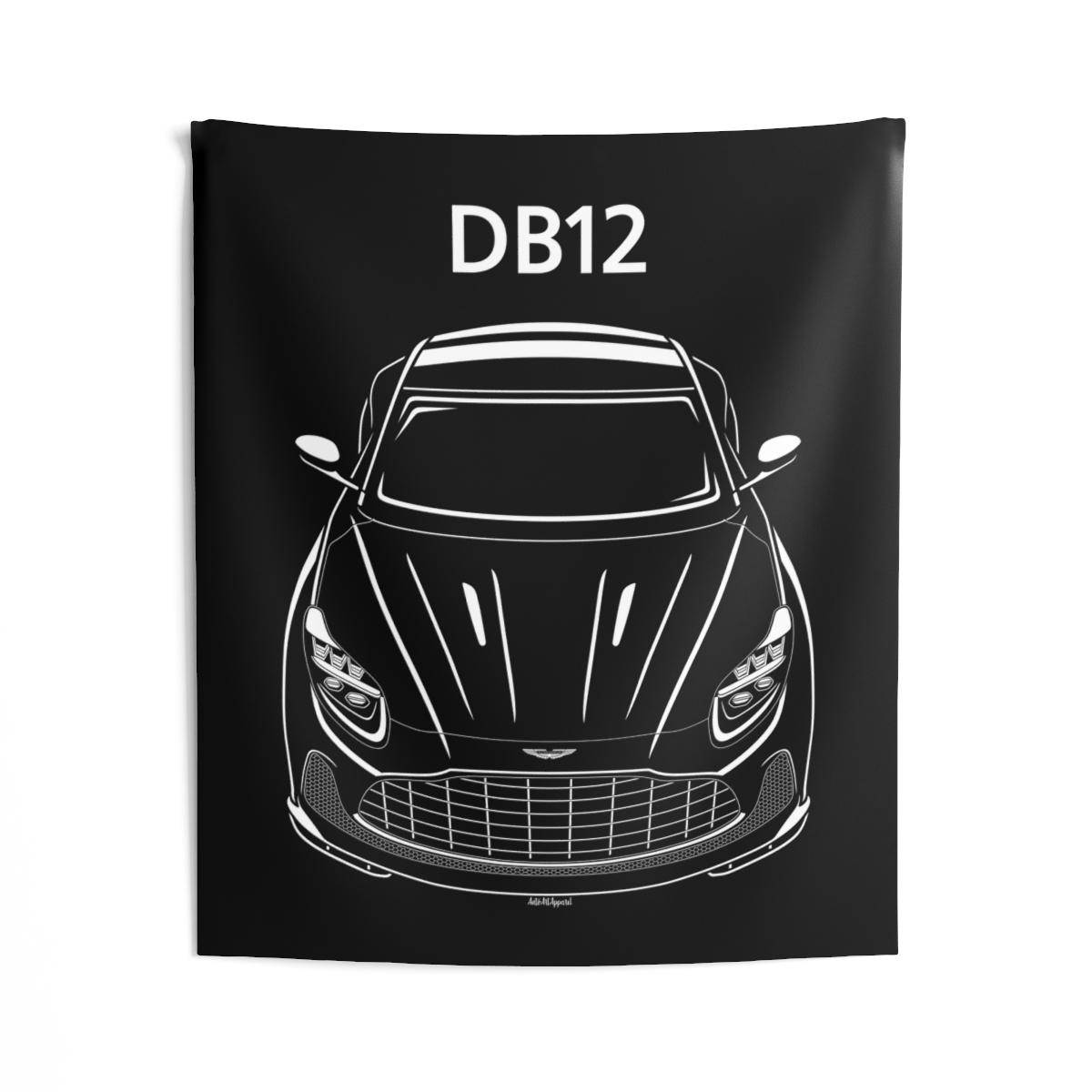 Aston Martin DB12 Tapestry 50 x 60 inch by Auto Art Apparel