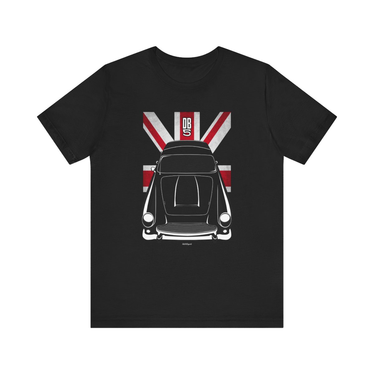 Aston Martin DB5 T-shirt - UK Flag Shirt by Auto Art Apparel