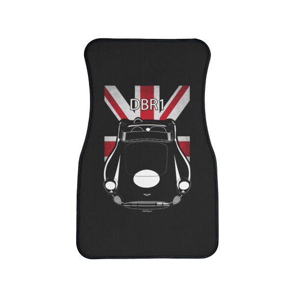 Aston Martin DBR1 Car Mat - UK Flag Floor Mats Front Carpet Floor Mats by Auto Art Apparel