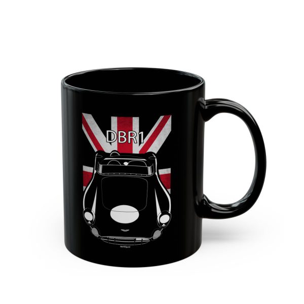 Aston Martin DBR1 Mug - UK Flag Coffee Mug 11 oz by Auto Art Apparel