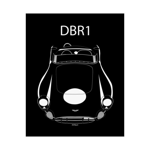 Aston Martin DBR1 Poster 16 x 20 inch by Auto Art Apparel