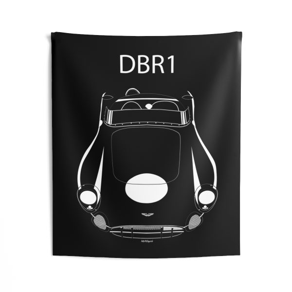 Aston Martin DBR1 Tapestry 50 x 60 inch by Auto Art Apparel