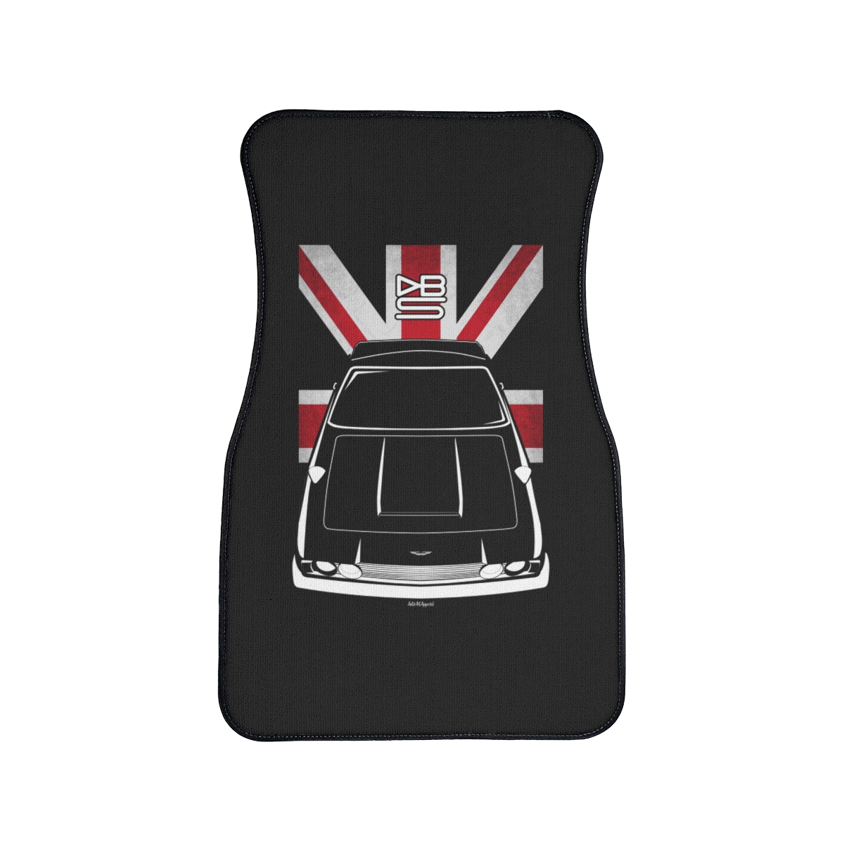 Aston Martin DBS Car Mat - UK Flag Floor Mats Front Carpet Floor Mats by Auto Art Apparel