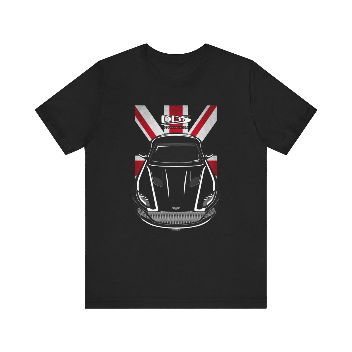 Aston Martin DBS Superleggera T-shirt - UK Flag Shirt by Auto Art Apparel