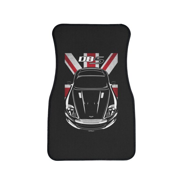 Aston Martin DBS V12 Car Mat - UK Flag Floor Mats Front Carpet Floor Mats by Auto Art Apparel