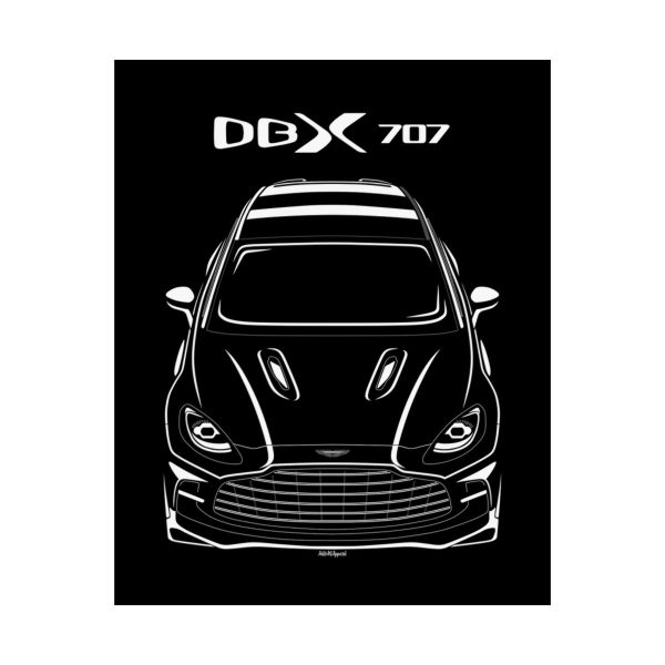 Aston Martin DBX707 Poster 16 x 20 inch by Auto Art Apparel