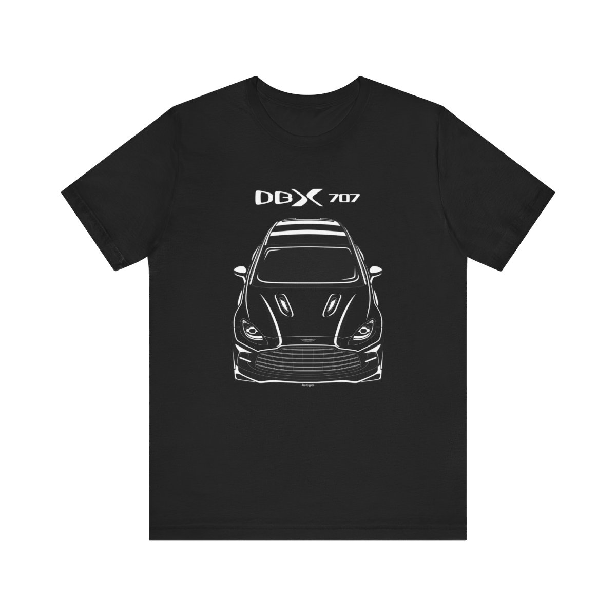 Aston Martin DBX707 T-shirt Black by Auto Art Apparel
