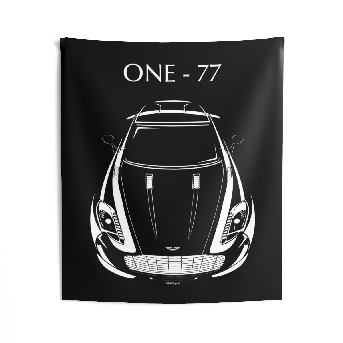 Aston Martin One 77 Tapestry 50 x 60 inch by Auto Art Apparel