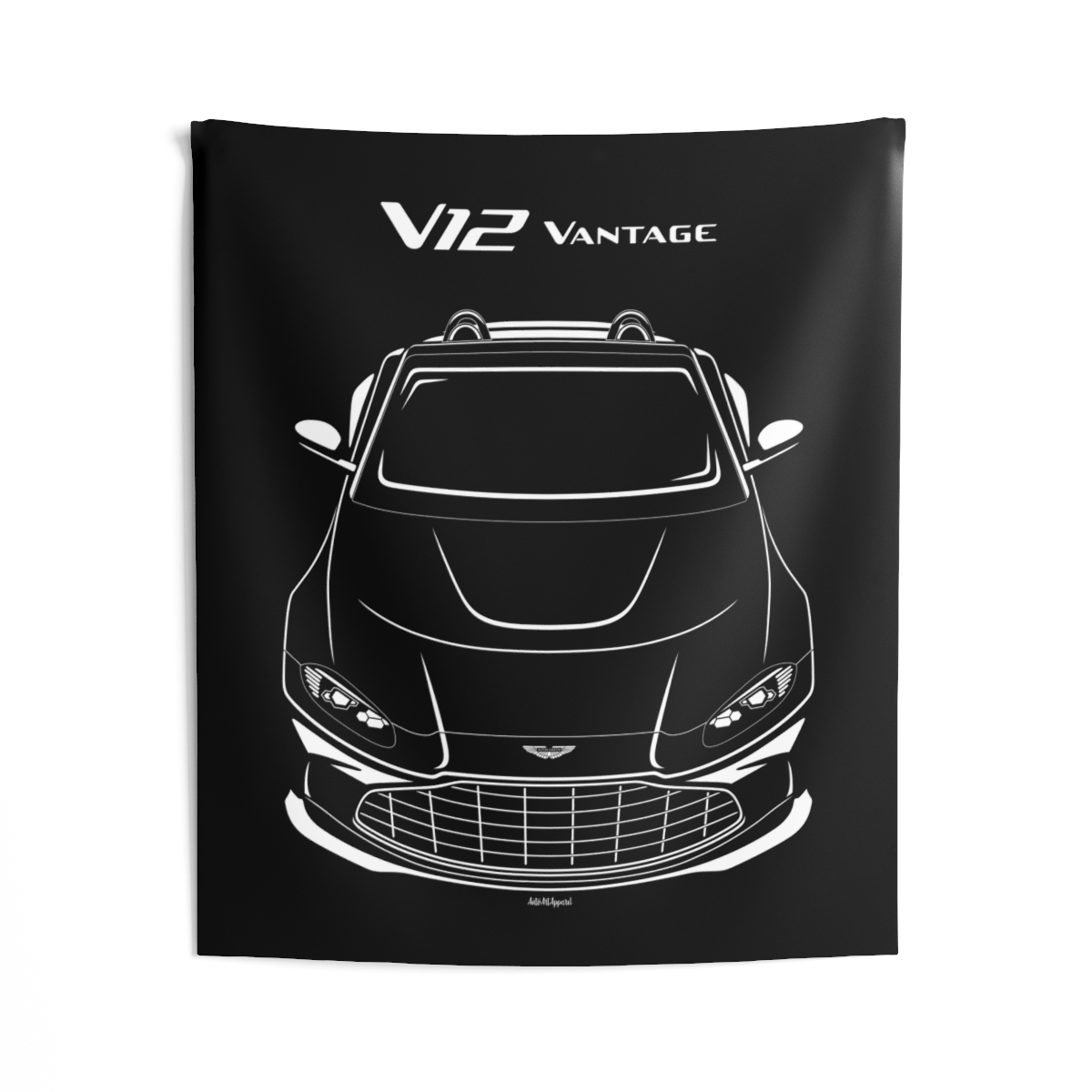 Aston Martin V12 Vantage Roadster 2022-2024 Tapestry 50 x 60 inch by Auto Art Apparel