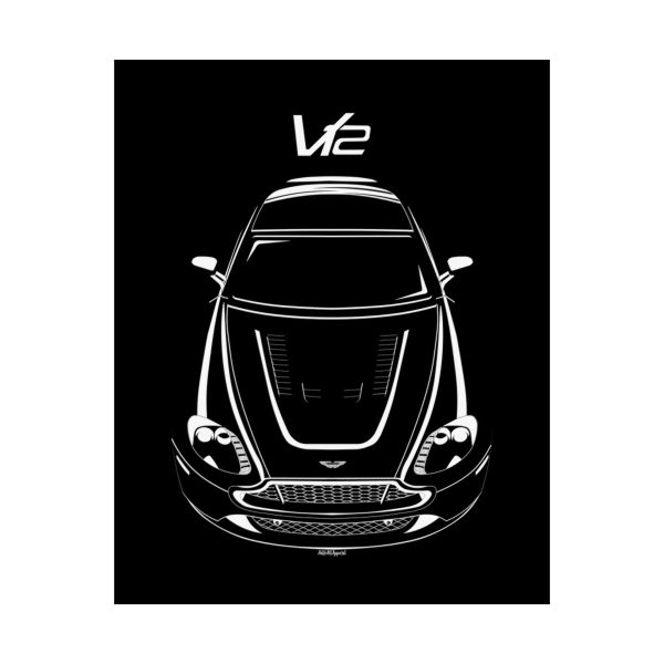Aston Martin V12 Vantage S 2013-2018 Poster 16 x 20 inch by Auto Art Apparel