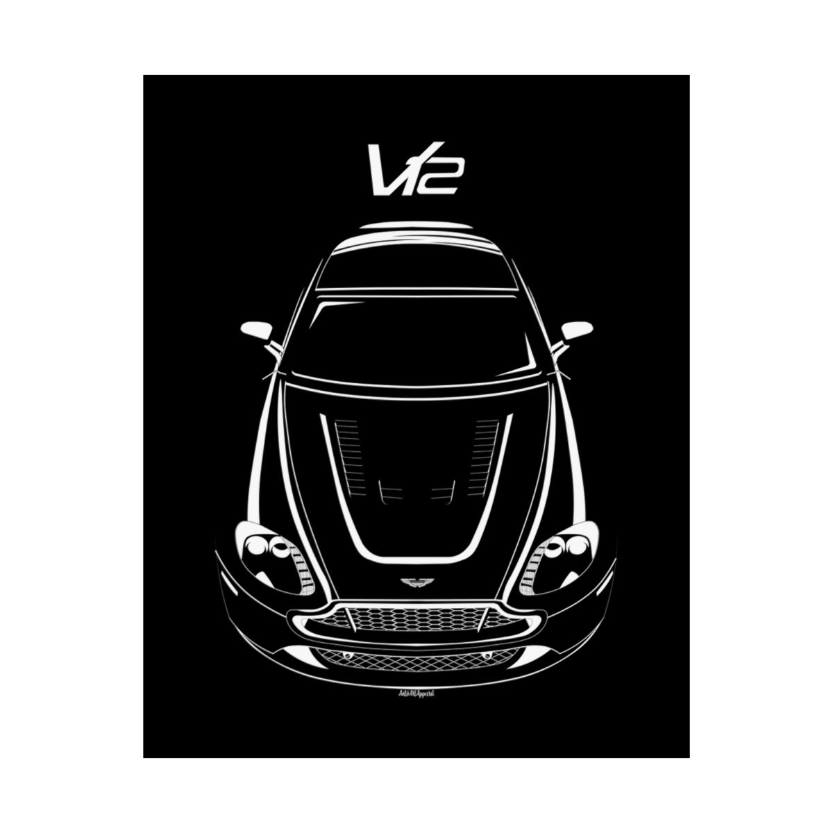 Aston Martin V12 Vantage S 2013-2018 Poster 16 x 20 inch by Auto Art Apparel