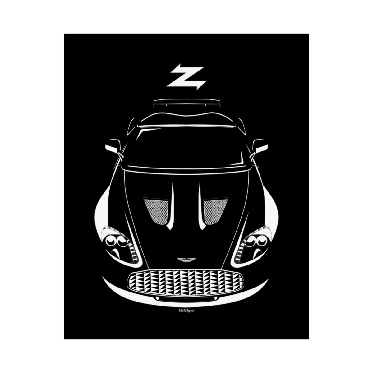 Aston Martin V12 Zagato Poster 16 x 20 inch by Auto Art Apparel