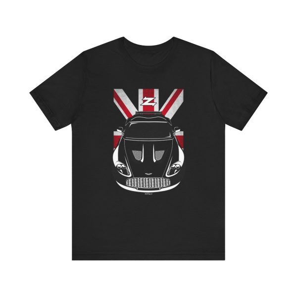 Aston Martin V12 Zagato T-shirt - UK Flag Shirt by Auto Art Apparel