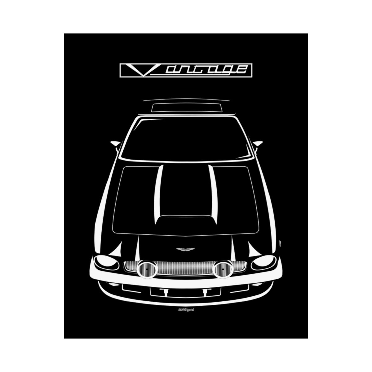 Aston Martin V8 Vantage 1978-1989 Poster 16 x 20 inch by Auto Art Apparel