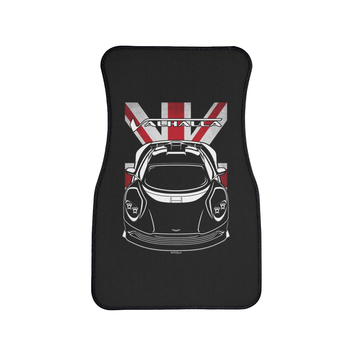 Aston Martin Valhalla Car Mat - UK Flag Floor Mats Front Carpet Floor Mats by Auto Art Apparel