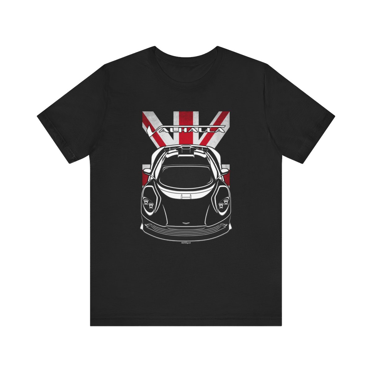 Aston Martin Valhalla T-shirt - UK Flag Shirt by Auto Art Apparel