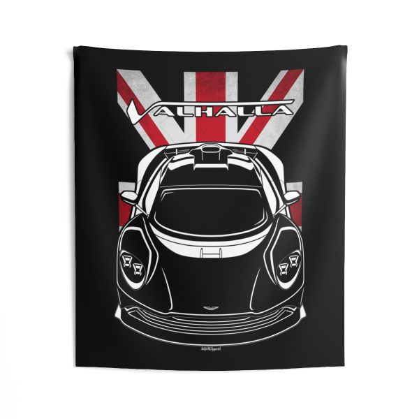 Aston Martin Valhalla Tapestry - UK Flag Wall Art 50 x 60 inch by Auto Art Apparel