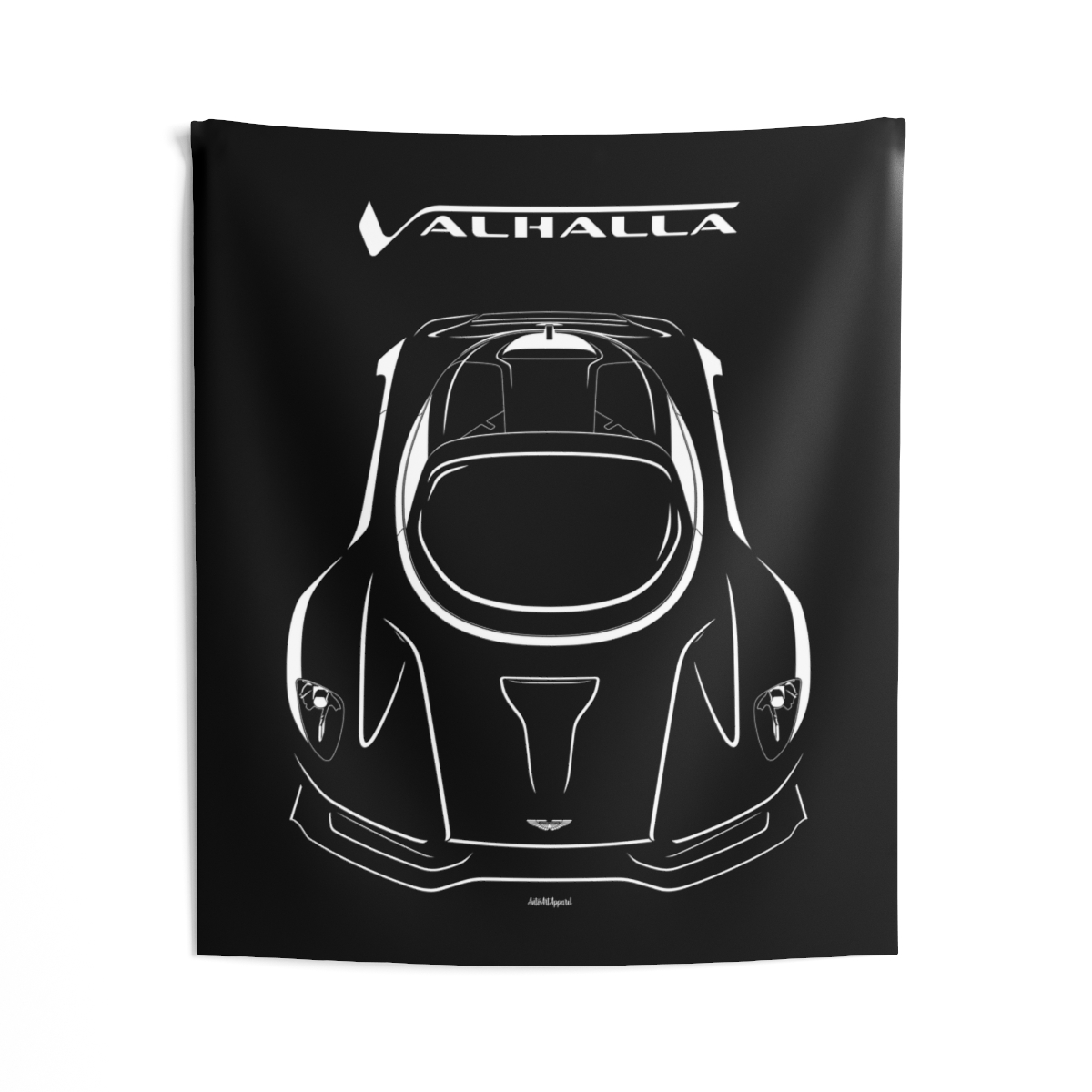 Aston Martin Valhalla Tapestry 50 x 60 inch by Auto Art Apparel