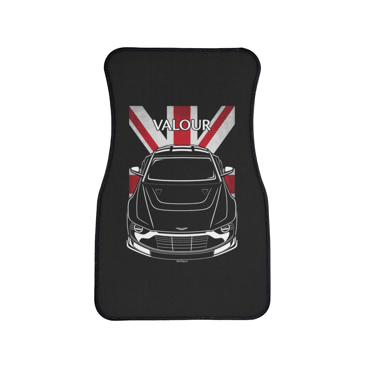 Aston Martin Valour Car Mat - UK Flag Floor Mats Front Carpet Floor Mats by Auto Art Apparel