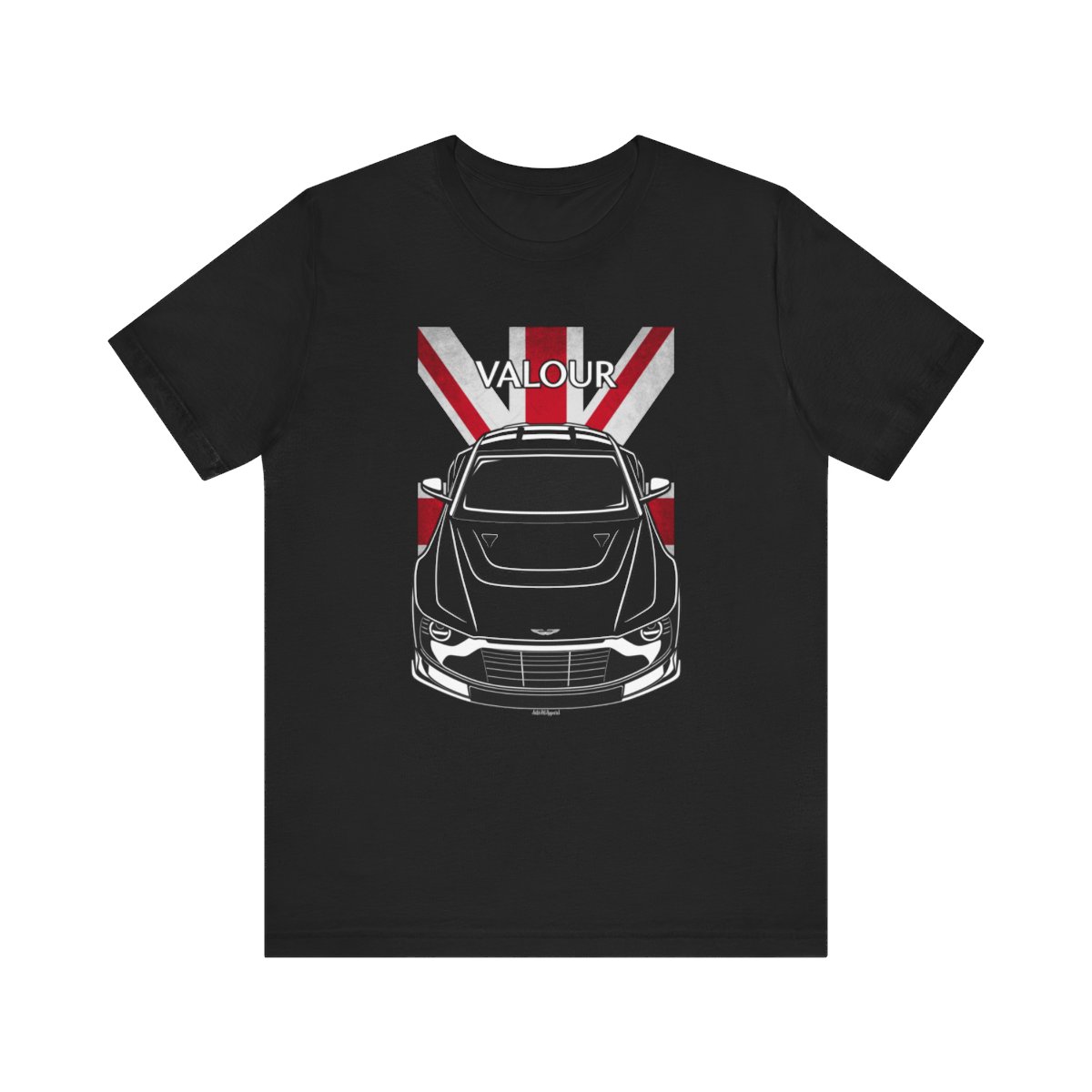 Aston Martin Valour T-shirt - UK Flag Shirt by Auto Art Apparel
