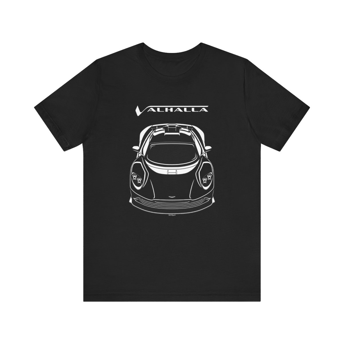 Aston Martin Valour T-shirt Black by Auto Art Apparel