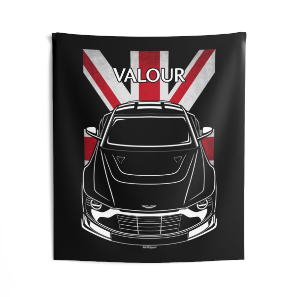 Aston Martin Valour Tapestry - UK Flag Wall Art 50 x 60 inch by Auto Art Apparel