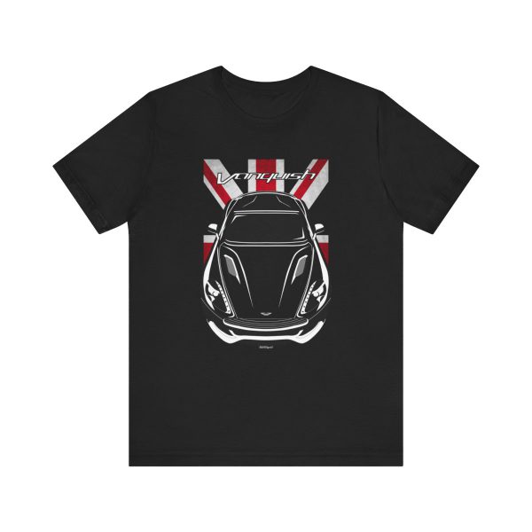 Aston Martin Vanquish 2012-2018 T-shirt - UK Flag Shirt by Auto Art Apparel