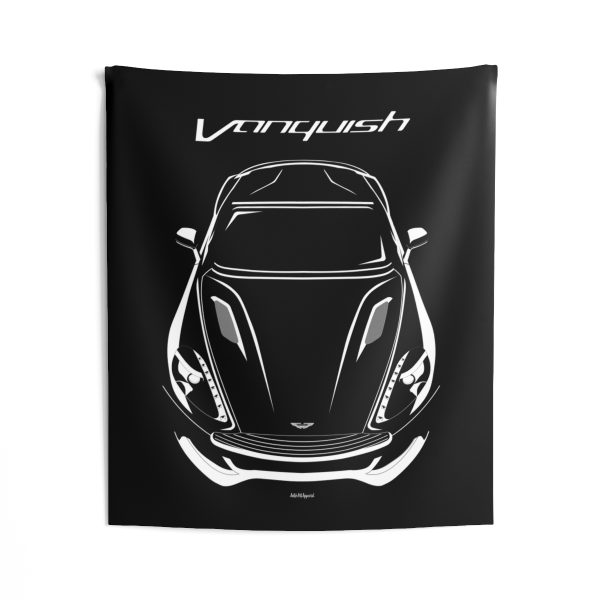 Aston Martin Vanquish Zagato 2017-2018 Tapestry 50 x 60 inch by Auto Art Apparel